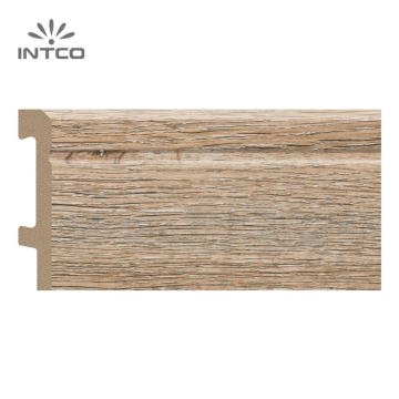 INTCO 8cm Baseboard Wood Color Waterproof Decorative Rodape Accessories Floor Vinyl Skirting Board